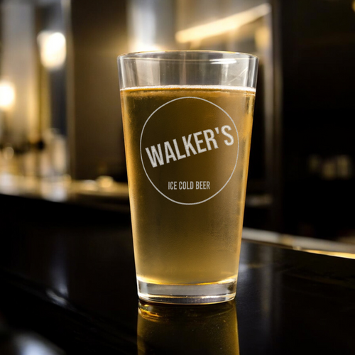 Personalized Beer Glass